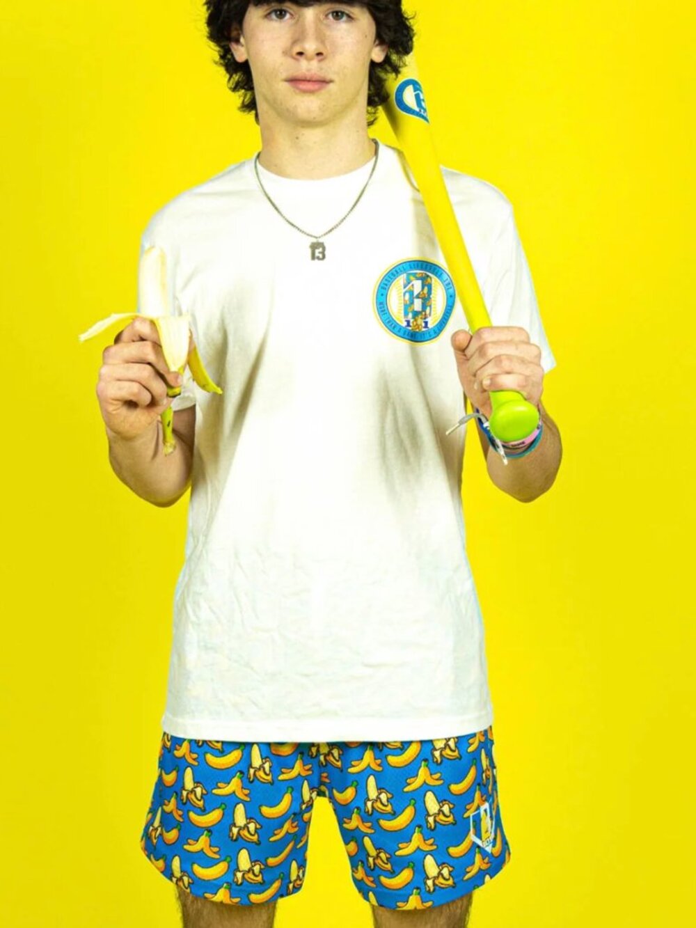 Baseball Lifestyle 101 Banana Shorts Youth Medium NWT - Picture 4 of 4
